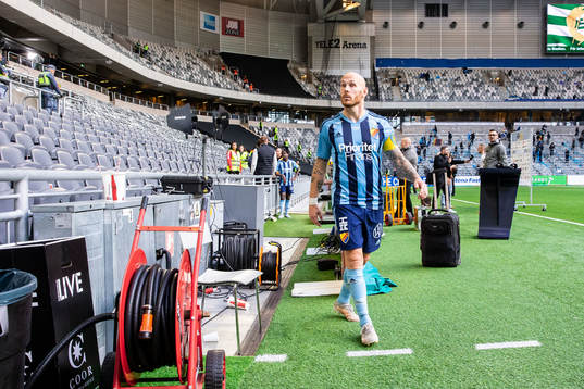 Djurgårdens Magnus Eriksson deppar
