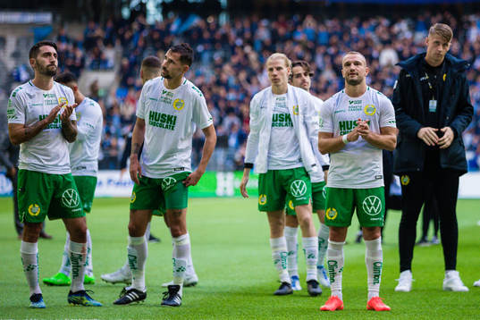 Hammarbys Nahir Besara, Loret Sadiku och Veton Berisha
