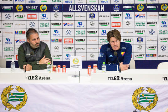Hammarbys tränare Martí Cifuentes och Djurgårdens