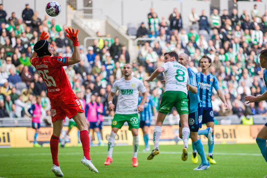 Djurgårdens målvakt Jacob Widell Zetterström och