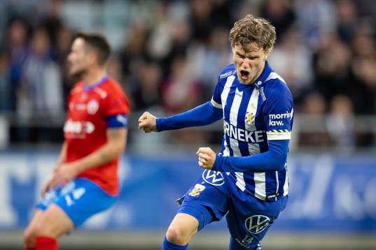 IFK Göteborgs Gustaf Norlin jublar
