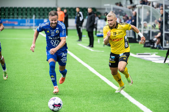 GIF Sundsvalls Alexander Blomqvist och Elfsborgs Simon