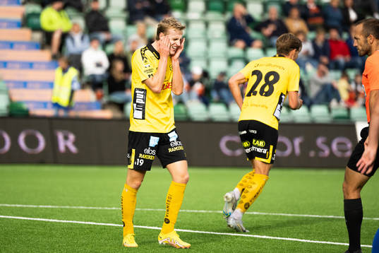Elfsborgs Jeppe Møldrup Okkels deppar
