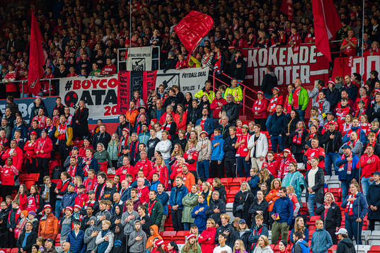 Spectators in the stands