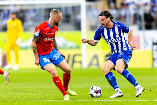 Helsingborgs Alexander Faltsetas och IFK Göteborgs Gustav