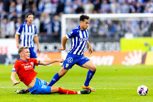 Helsingborgs Casper Widell och IFK Göteborgs Hussein