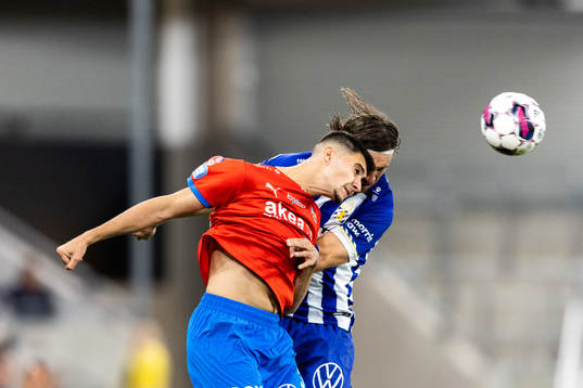 Helsingborgs Amar Muhsin och IFK Göteborgs Gustav Svensson