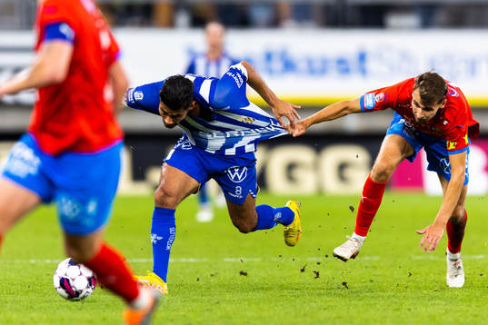 IFK Göteborgs Hosam Aiesh och Helsingborgs Rasmus