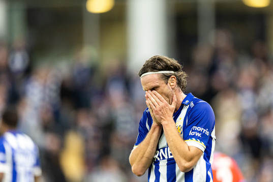 IFK Göteborgs Gustav Svensson deppar