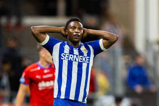 IFK Göteborgs Suleiman Abdullahi deppar