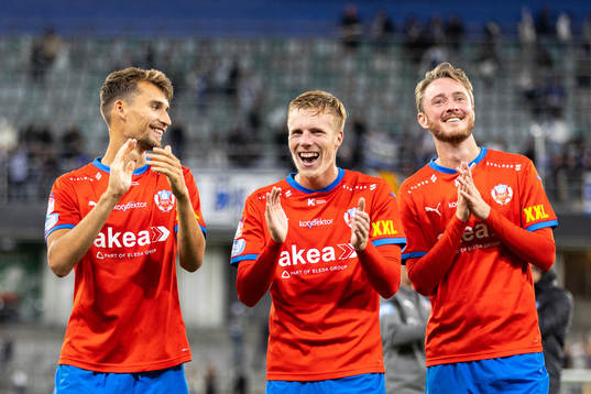Helsingborgs Rasmus Wiedesheim-Paul, Emil Hellman och