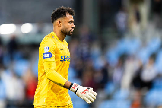 IFK Göteborgs målvakt Warner Hahn deppar