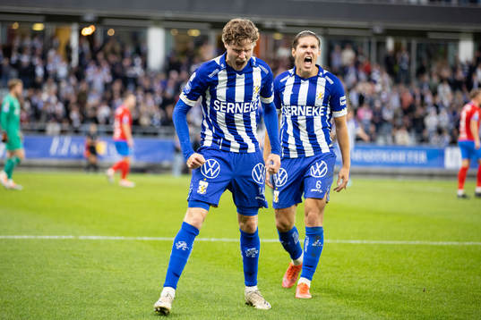 IFK Göteborgs Gustaf Norlin jublar