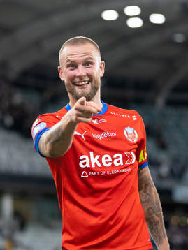 Helsingborgs Alexander Faltsetas jublar