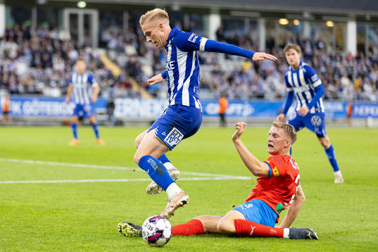 IFK Göteborgs Oscar Wendt och Helsingborgs Casper Widell
