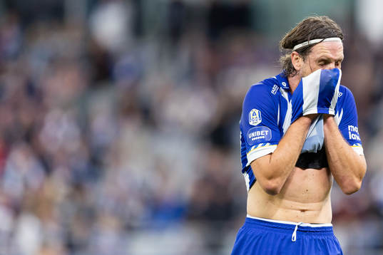 IFK Göteborgs Gustav Svensson deppar