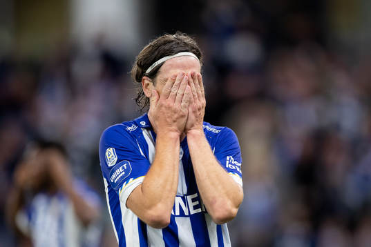IFK Göteborgs Gustav Svensson deppar