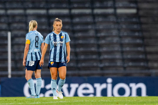 Djurgårdens Tilde Lindwall deppar