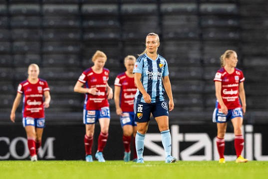 Djurgårdens Tove Almqvist deppar