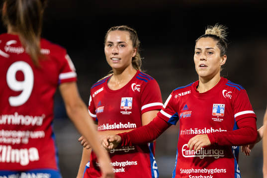 Vittsjös Katrina Gorry jublar