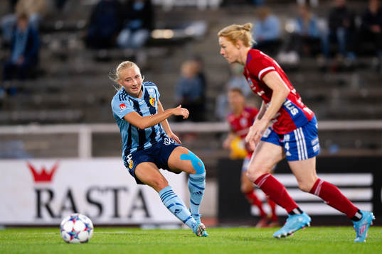 Djurgårdens Stinalisa Johansson och Vittsjös Clare