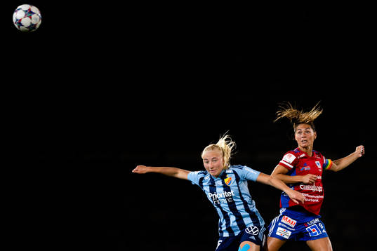 Djurgårdens Stinalisa Johansson och Vittsjös Elisabet