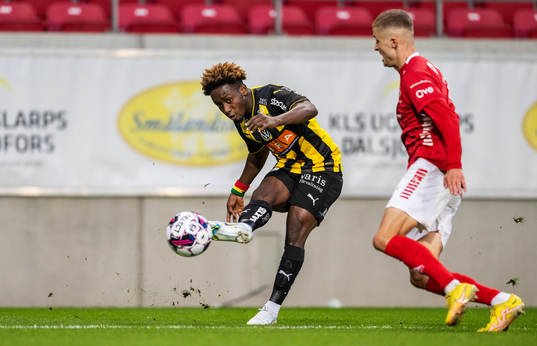 Häckens Ibrahim Sadiq och Kalmars Davíd Kristján
