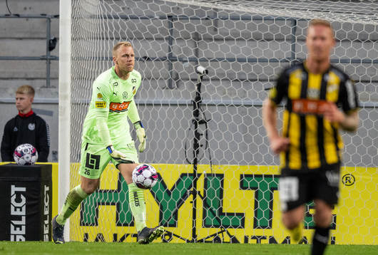 Häckens målvakt Peter Abrahamsson