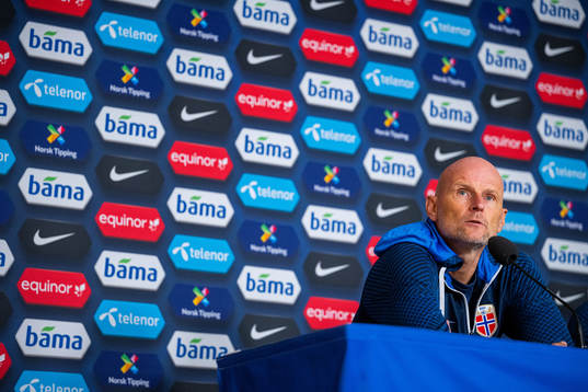 Ståle Solbakken, head coach of the Norwegian national