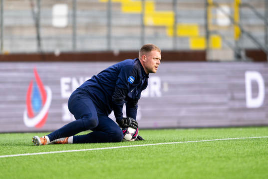Halmstads målvakt Malkolm Nilsson Säfqvist