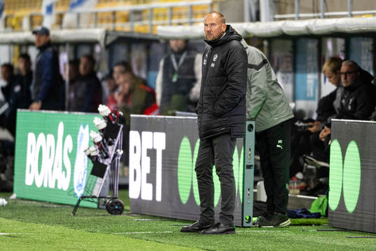 Halmstads tränare Magnus Haglund