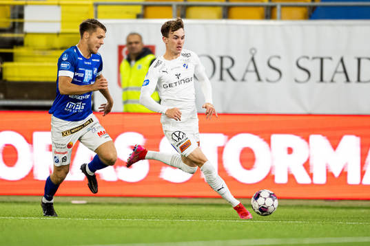 Norrbys Gustav Broman och Halmstads Alexander Johansson