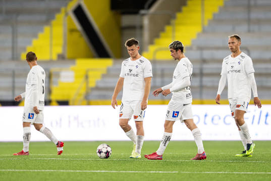 Halmstads Joel Allansson, Jonathan Svedberg, Emil Tot
