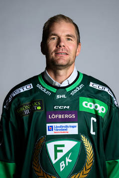 Färjestads trränare Thomas Mitell