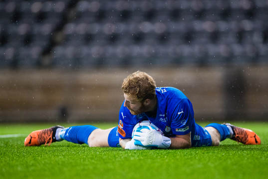 AFC Eskilstunas målvakt Nick Wolters