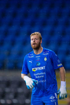 AFC Eskilstunas målvakt Nick Wolters