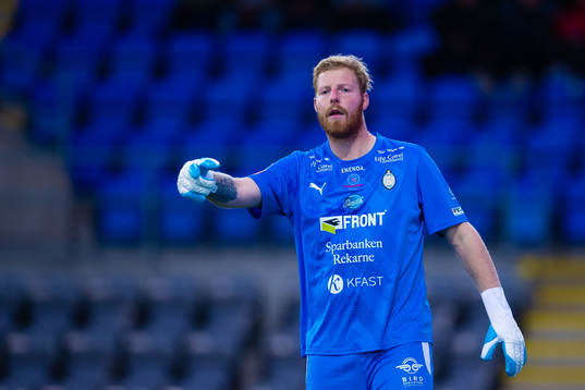 AFC Eskilstunas målvakt Nick Wolters
