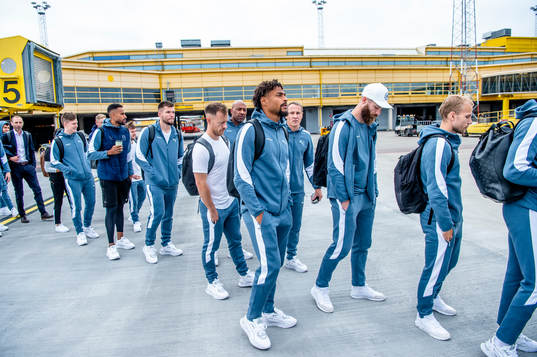 Joseph Ceesay, Jo Inge Berget and the team of Malmö FF
