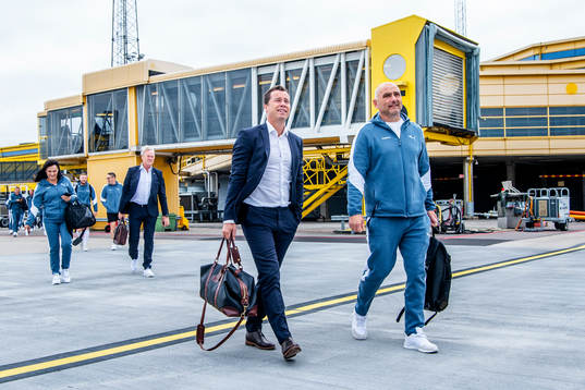 Daniel Andersson, head of sports and Jonnie Fedel of Malmö