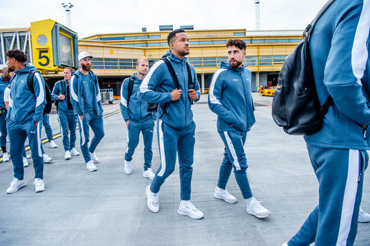 Martin Olsson and Moustafa Zeidan of Malmö FF