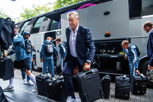 Head coach Åge Hareide of Malmö FF