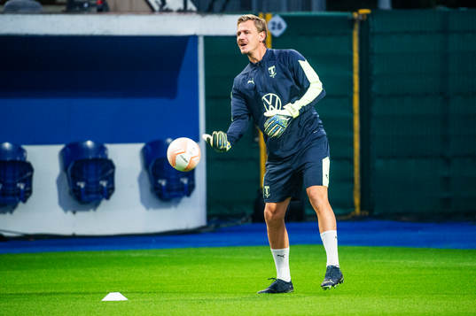 Goalkeeper Johan Dahlin
