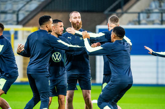 Jo Inge Berget and the players