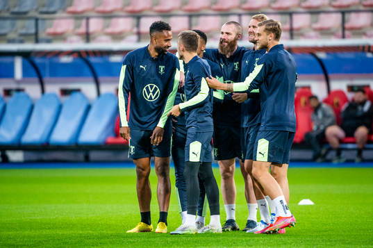 Jo Inge Berget and the players