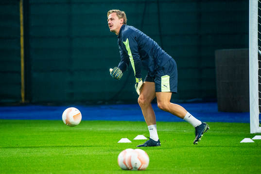 Goalkeeper Johan Dahlin