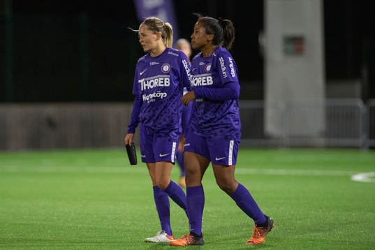 Jitex Ida Jacobson och Amanda Ebbesson deppar