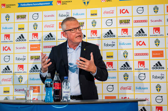 Head coach Janne Andersson of the Swedish national football