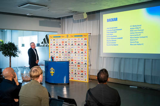 Head coach Janne Andersson of the Swedish national football