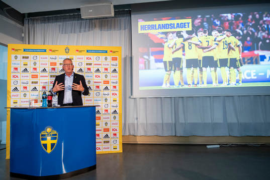 Head coach Janne Andersson of the Swedish national football