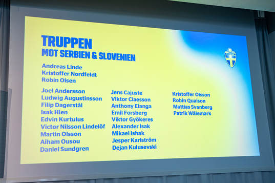 Head coach Janne Andersson of the Swedish national football